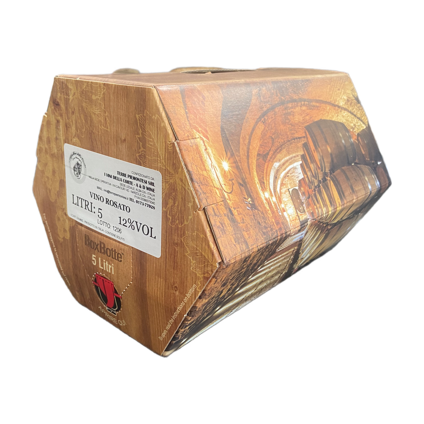 Rosato Terre Piemontesi 5 litri