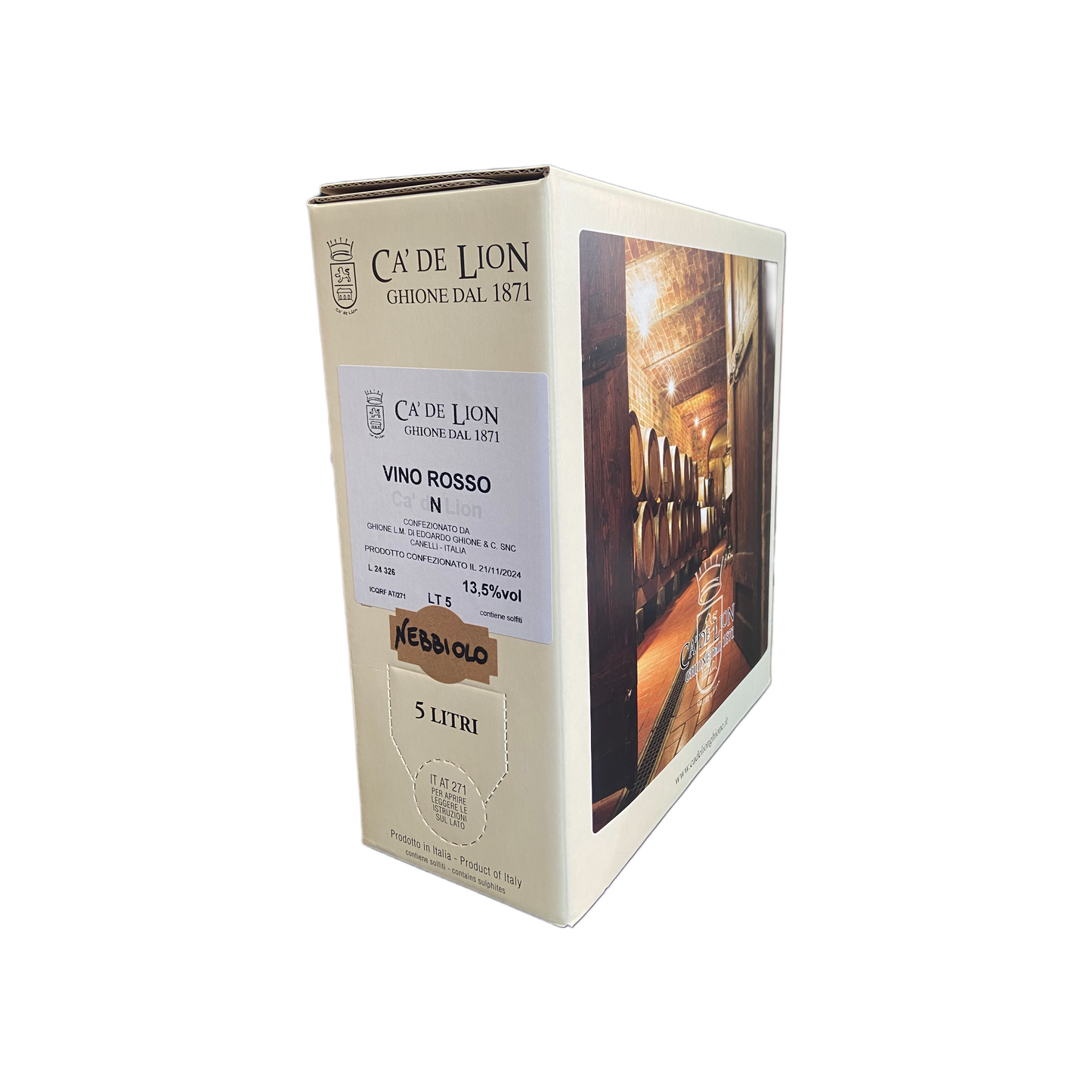 Nebbiolo Ca’ de Lion 5 litri