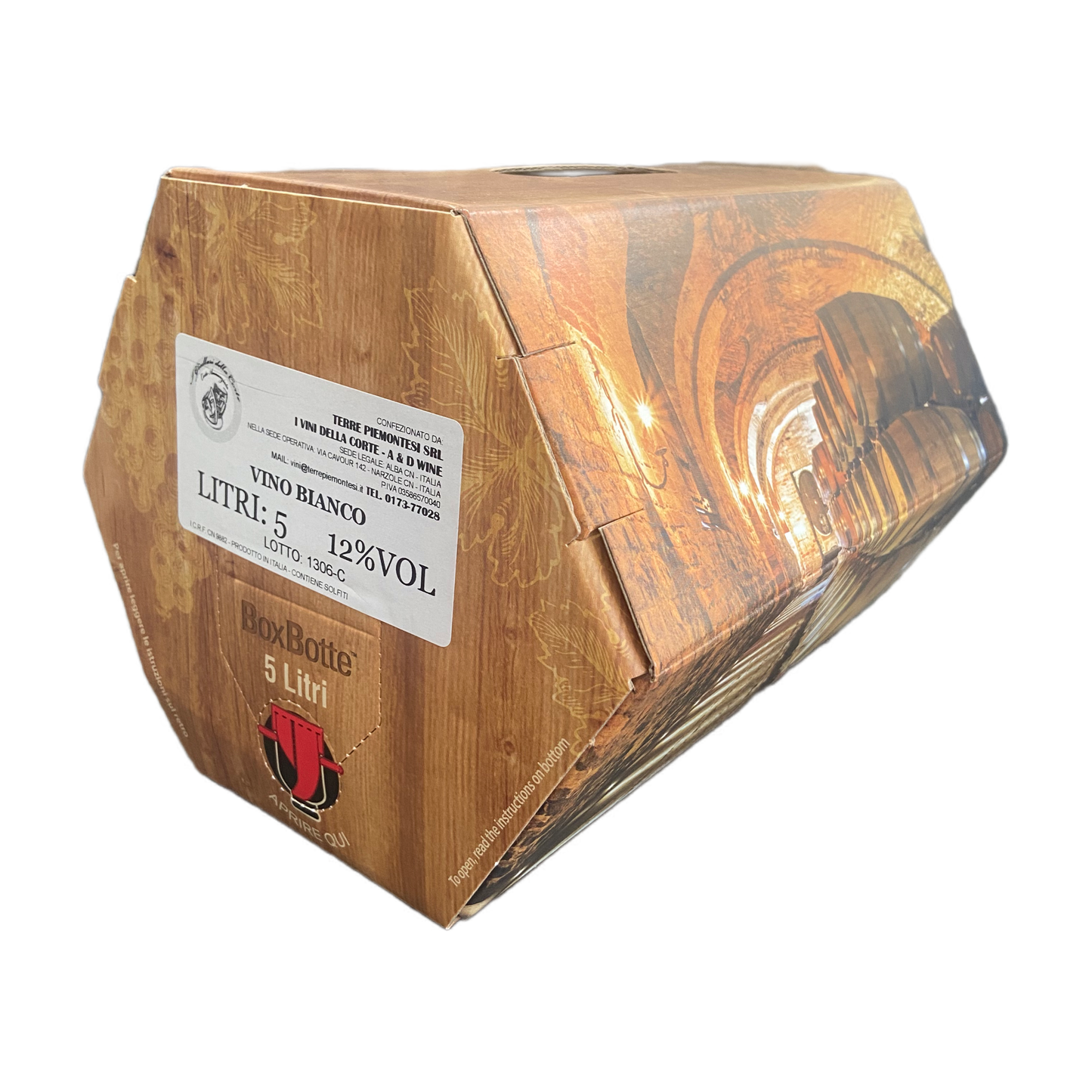 Chardonnay Terre Piemontesi 5 litri