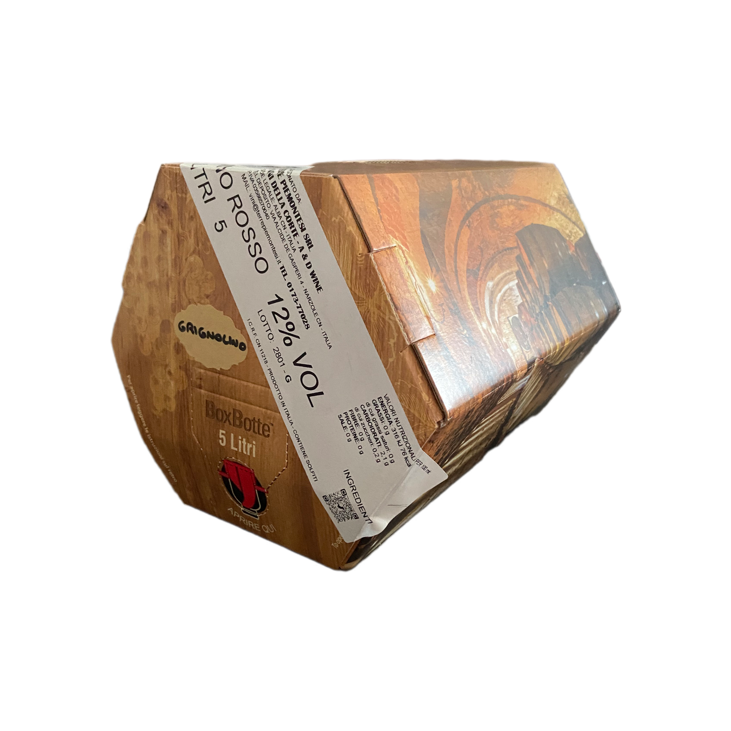 Grignolino Terre Piemontesi 5 litri