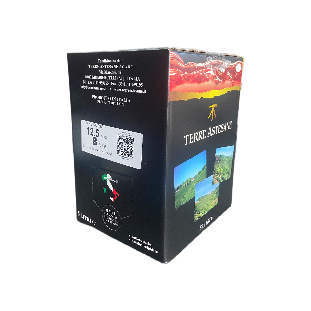 Barbera Piemonte - Bag-in-Box 5 Litri (Terre Astesane)