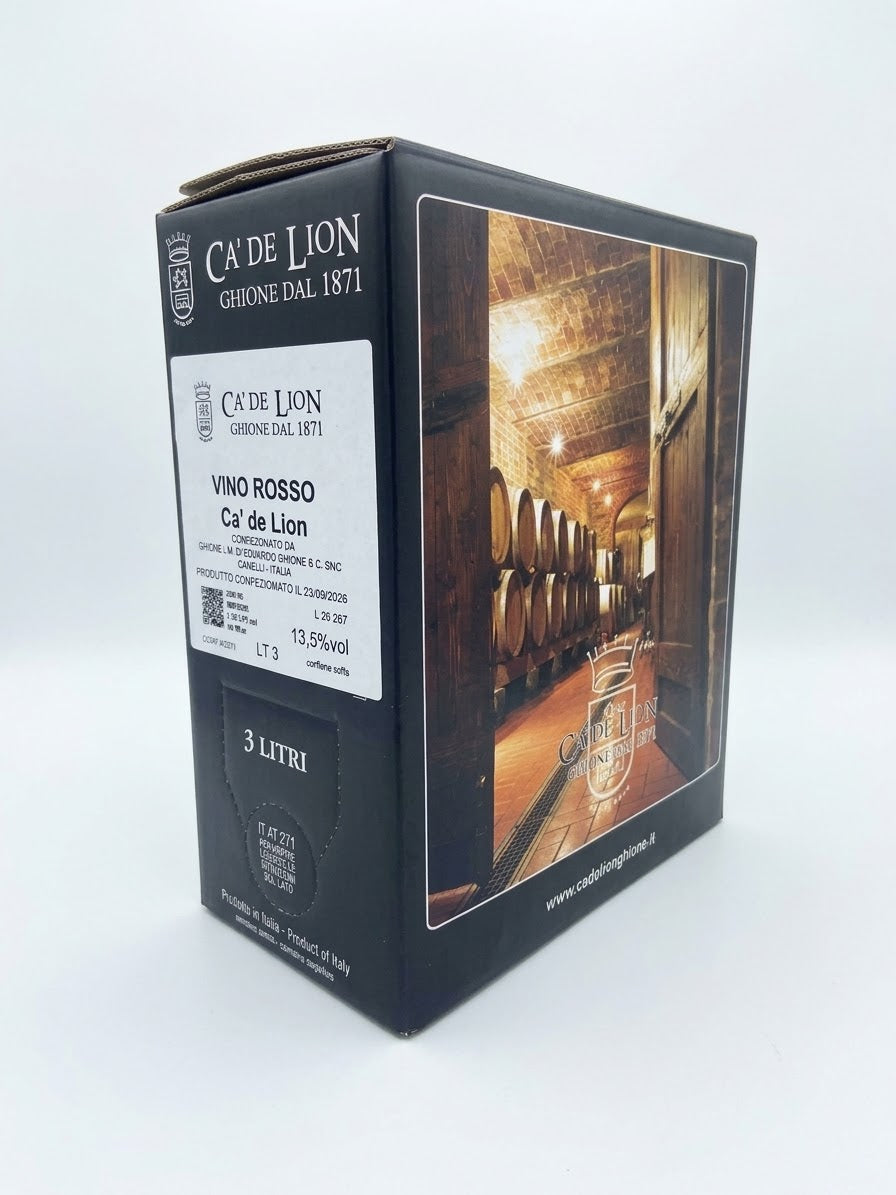 Ca’ de Lion - Vino Rosso "Ca' de Lion" (Pinot Nero & Ruchè - Bag in Box 3 Litri)